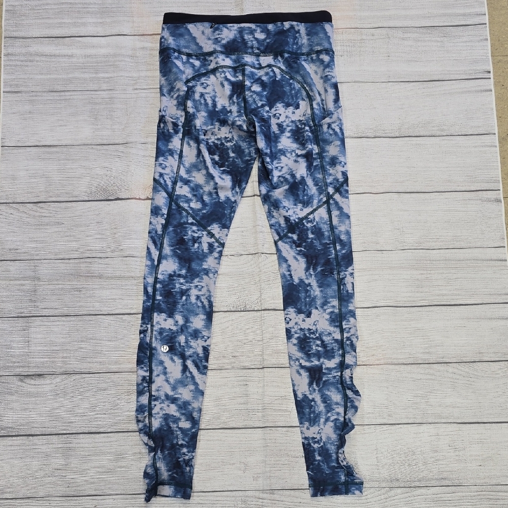 EUC Lululemon Speed Tight III *All Full-On Luxtreme Sea Side Silver Fox Alberta - Picture 4 of 10